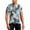 1#Blue, variant on BRANROY MTB Jersey Short Sleeve Men - Printed Half Zip Breathable Crew Neck Moisture Wicking Cycling Jersey Men Bike Jersey for Road Mountain,Yellow,3XL
