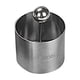 thumbnail image 4 of Anillos para tarta de queso fríos, de fondo plano, profesionales, prácticos, de acero inoxidable, con placa de prensa para sushi, ensaladas y postres. S, 4 of 9