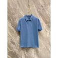thumbnail image 3 of Nueva camiseta de verano con solapa de negocios con control de acceso de un solo botón para hombres, polo casual simple de manga corta LP, 3 of 5