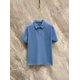 thumbnail image 3 of Nueva camiseta de verano con solapa de negocios con control de acceso de un solo botón para hombres, polo casual simple de manga corta LP, 3 of 5