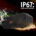 thumbnail image 3 of El altavoz Bluetooth portátil Klipsch Nashville con controladores de rango completo de 2,25" para audio de 360 ​​grados, clasificación IP67 contra el polvo y el agua, 24 horas de reproducción para una, 3 of 5