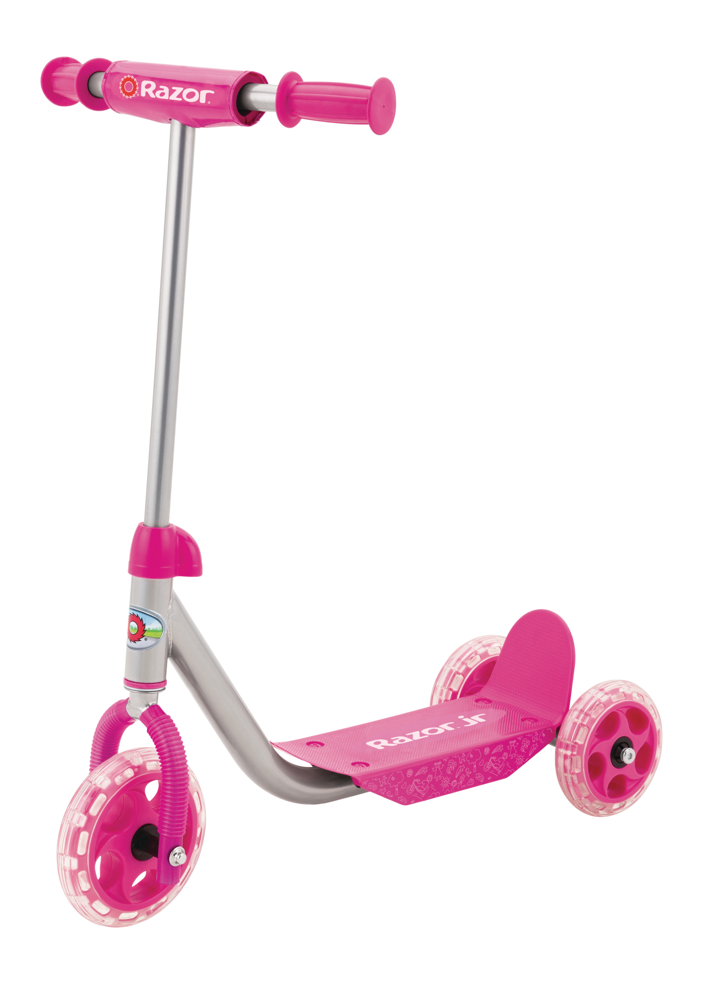 Razor Jr Lil' Kick 3-Wheel Scooter For Kids Ages 3+, Pink photo 1