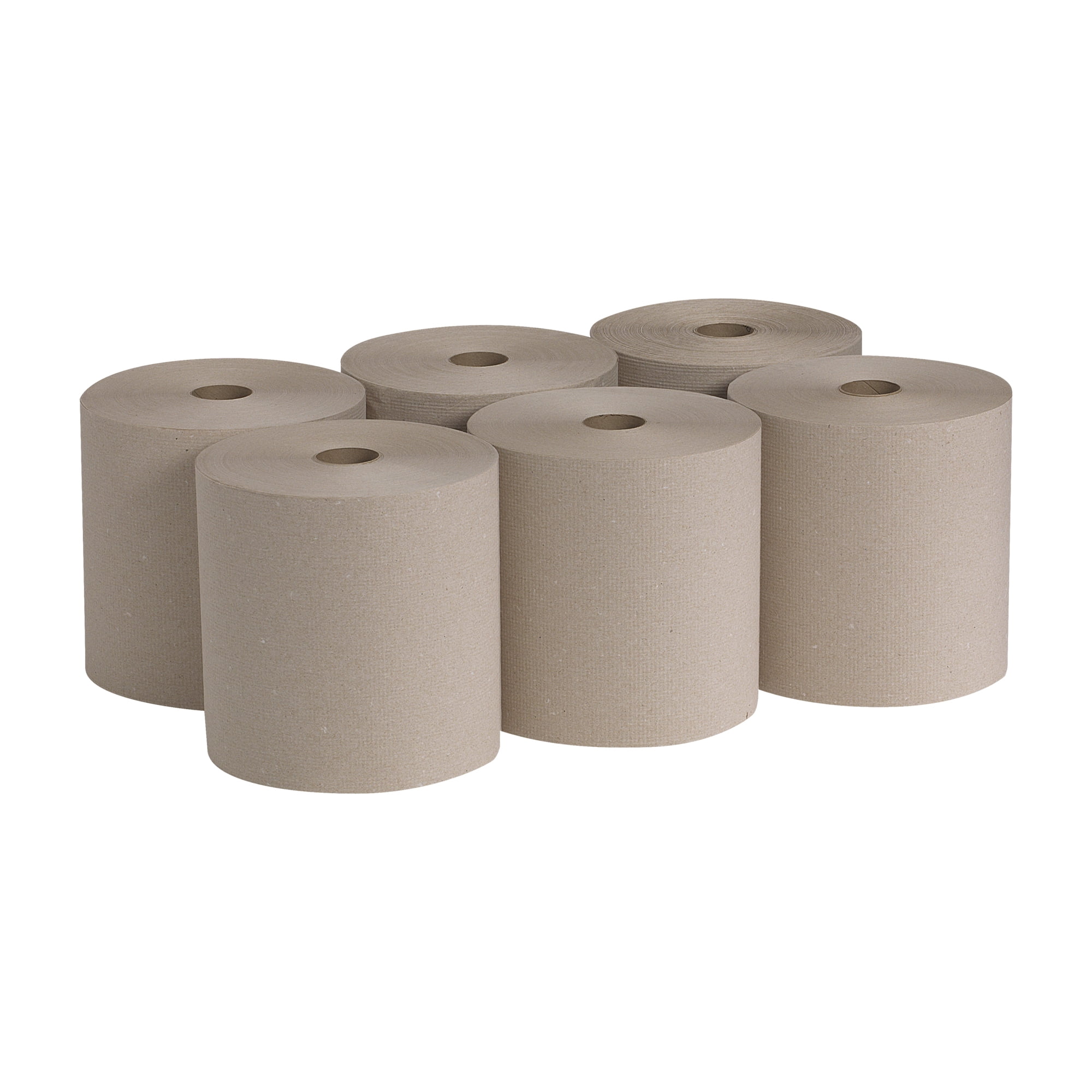 Pacific Blue Basic® Recycled Hardwound Paper Towel Roll by GP PRO (Georgia-Pacific), Brown, 26301, 800 Feet Per Roll, 6 Rolls Per Case