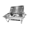 thumbnail image 2 of Chafing Buffet Chafer Set mayimx Tapa Bandeja para alimentos Calentadores de alimentos, 2 of 9