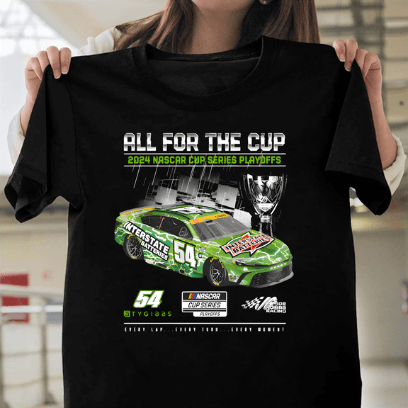 Ty Gibbs NASCAR Cup Series 2024 Playoffs Interstate Batteries Racing Unisex T-Shirt, Size Up to 5XL