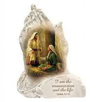 The Bradford Exchange Resurrection And The Life Issue #7 Praying Hands Religious Art Collectible Figurine with Art by Greg Olsen 6-inches