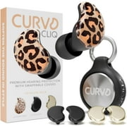 CURVD Cliq Earplugs with Swappable Covers, Stylish Noise Reduction for Concerts, Noise Sensitivity & More (Fashion)