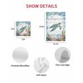 thumbnail image 7 of Sea Turtle Coastal Kitchen Dish Towels for Drying Dishes Set of 2, Summer Nautical Starfish Coral Grey Wooden Waffle Weave Microfiber Hand Tea Bathroom Towels Quick Dry & Absorbent Towel 12x12, 7 of 7