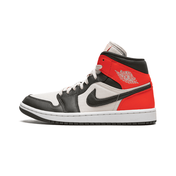 JORDAN WOMENS AIR JORDAN 1 MID SE Womens "Newsprint" DQ6078 100 DQ6078 100 from Stadium Goods