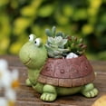 thumbnail image 3 of Diseño de tortuga Macarena Pote de la resina, 3 of 4