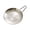 Silver, variant on 7829 304 Stainless Steel Serving Dish With Convenient Handle Round Steak Plate Snacks Tray Platter For Daily Use And Outdoor