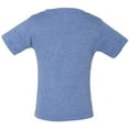 thumbnail image 3 of BELLA+CANVAS T-Shirt à Manches Courtes pour Bébé, 36, Bleu Triblend, 3 of 3