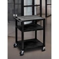 thumbnail image 5 of Carrito utilitario de almacenamiento multiusos con ruedas Offex, negro, 34 cm, 5 of 5