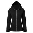 thumbnail image 3 of Womens Fashion Zipper Hoodie Jacket Sweatshirt Autumn Pocket Winter Clothing Hoodie Ladies Athletic Hoodies Athletic Zip up Jacket Women Junior Girls Sweatsuits Jacket Women Hoodie Baggy Shirt Ladies, 3 of 4