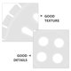 thumbnail image 5 of tapas de centrifugado para lavadora semiautomática, color blanco, universales, compatibles con varias marcas, reducen el ruido y la vibración., 5 of 6