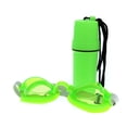 thumbnail image 1 of Kidplokio Kids Swimming Goggles Childrens Swim Mask Carry Case Green, 1 of 6