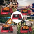 thumbnail image 7 of GOLDDOMUS Portable Butane Stove, 1 Burner Gas Stove for Outdoor Camping, Red, 7 of 7