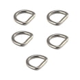 thumbnail image 2 of 5x5pcs d anillos de metal d anillos Hebillas de 3 mm de espesor de bucle de bucle para hebillas accesorios de bricolaje de bricolaje correas de mochila 2 piezas, 2 of 8