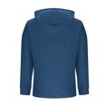thumbnail image 6 of cocolona Womens Plus Size Knit Cardigan Oversized Long Sleeve Hooded Drawstring Jacket Solid Color Casual Zipper Fall Tops, 6 of 7