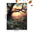 thumbnail image 3 of Sunset Meadow Daisy Canvas Wall Art Print, Living Room Bedroom Office Study Home Decor, 3 of 8