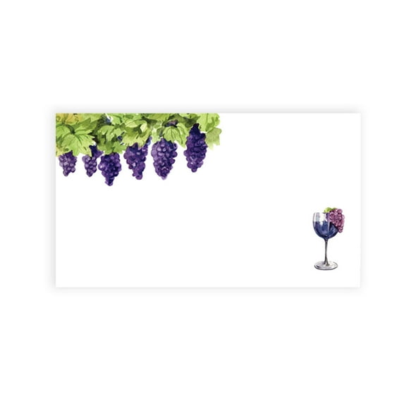 Koyal Wholesale Grapes Vineyard Winery Wedding Place Cards for Wedding Party Tables, Seating Name Place Cards,60 Pack