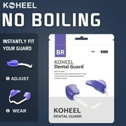 KOHEEL Adjustable Night Mouth Guard for Teeth Grinding, Dental Guard for Nighttime Grinding Teeth 2 Count