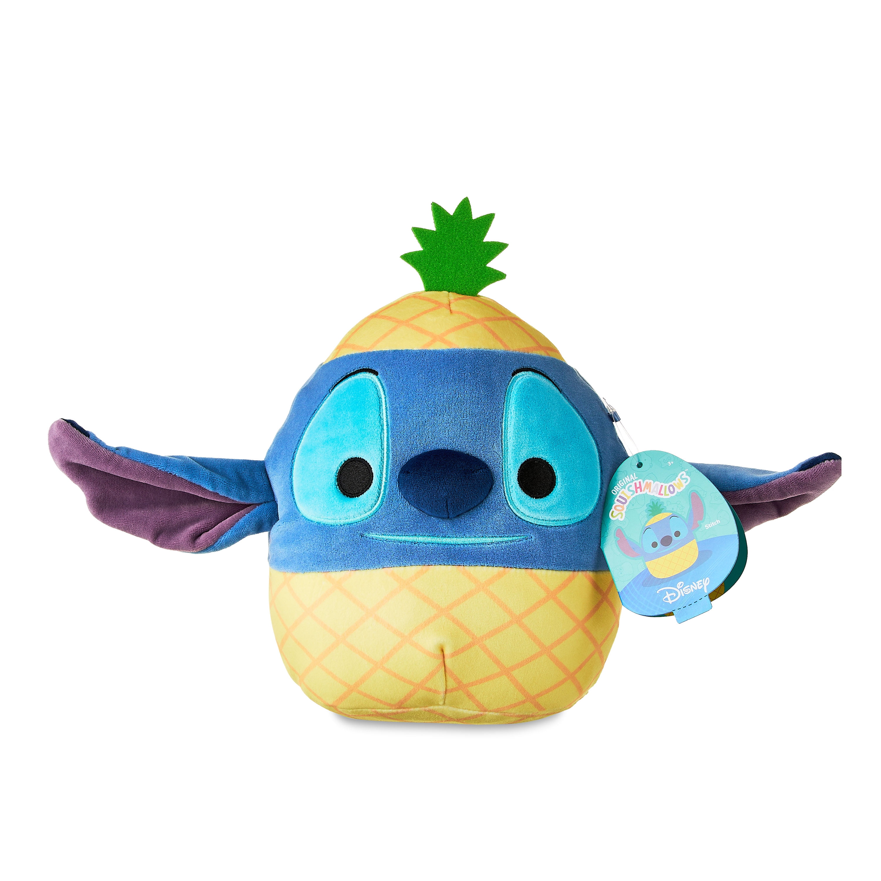 Squishmallows Disney 8 inch Stitch Pineapple Plush -  Child's Ultra Soft Stuffed Toy