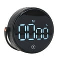 thumbnail image 3 of Digital Kitchen Timer Magnetic Large LED Display Kids Classroom Countdown Adjustable Volume for Cooking Fitness Black, 3 of 5