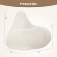 thumbnail image 3 of Costway Bean Bag Chair for Adults with Skin-friendly Corduroy Cover & Soft Sponge Filling Beige, 3 of 10