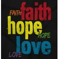 thumbnail image 2 of Faith Hope Love Happy Christian Tank Top Tee Shirt Women Brisco Brands S, 2 of 6