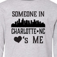 thumbnail image 4 of Inktastic Charlotte North Carolina Someone Loves Me Long Sleeve Youth T-Shirt, 4 of 5
