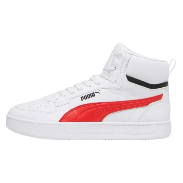 Tenis Puma Caven 2.0 Mid Red Hombre blanco 27.5