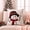 Beige, variant on Sm:)e Beige Let It Snow Snowman Snowflakes Christmas Throw Pillow Covers 18x18 Inch, Soft Plush Faux Fur 3D Embroidered Decorative Cushion Covers for Sofa Home Decor