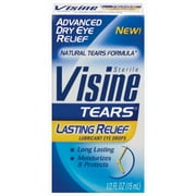 Pfizer Visine Tears Lubricant Eye Drops, 0.5 oz