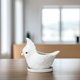 thumbnail image 3 of Ceramic Flowerpot Cartoon Parrot for Decor 1Set with Tray, 3 of 3