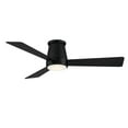 thumbnail image 2 of WAC Hug 52" Matte Black Dimmable LED Smart Flush Mount Ceiling Fan with Remote Control, 2 of 8
