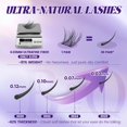 thumbnail image 3 of Kit de extensiones de pestañas B&Qaugen Wispy Lash Clusters 8-16 mm, 3 of 8