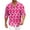 Deep Red, variant on Fgvctg Long Sleeve Shirts for Men V Neck Button Down Shirt Fashion Collared Blouses Date Day Love Heart Print Plus Size Business Casual Outfits Light pink 2XL