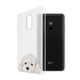 thumbnail image 2 of FINCIBO Soft TPU Clear Case Slim Cover for LG Stylo 5 Q720 6.2" 2019, White Toy Poodle Puppy, 2 of 3