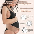 thumbnail image 3 of Unique Bargains Pregnancy Belly Band for Pregnant Women Breathable Maternity Belt Adjustable Pregnancy Belly Support Band Large Apricot, 3 of 7