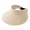 Beige, variant on Wide Brim Straw Sun Hat for Women Open Top Raffia Grass Beach Hat Breathable Roll-Up Summer Visor Hat UV Shade Travel Holiday Resort Headwear