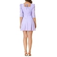 thumbnail image 3 of Allegra K Women's Square Neck Lace Puff Sleeve Dress, 3 of 6