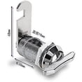 thumbnail image 5 of Cerradura de leva desplazada para seguridad universal, fácil de usar, el cierre giratorio fácil proporciona un acceso rápido, la aleación de zinc de alta calidad garantiza una construcción robusta y, 5 of 5