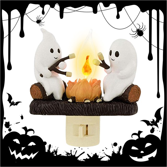 LED Asado Fantasmas Enchufe en La Pared Espeluznante para El