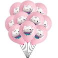 thumbnail image 4 of Globos de látex para fiesta de cumpleaños de niñas y niños, 10/30 unidades, para casa de muñecas Gabby, con forma de gato, suministros para globos de 12 pulgadas, 4 of 5