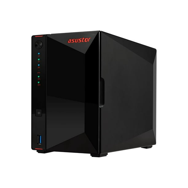 ASUSTOR Nimbustor 2 AS5202T - NAS server - 2 bays - SATA 6Gb/s - RAID RAID 0, 1, 5, 6, 10, JBOD - RAM 2 GB - 2.5 Gigabit Ethernet - iSCSI support - Walmart.ca ASUSTOR Nimbustor 2 AS5202T - NAS server - 2 bays - SATA 6Gb/s - RAID RAID 0, 1, 5, 6, 10, JBOD - RAM 2 GB - 2.5 Gigabit Ethernet - iSCSI support - Walmart.ca