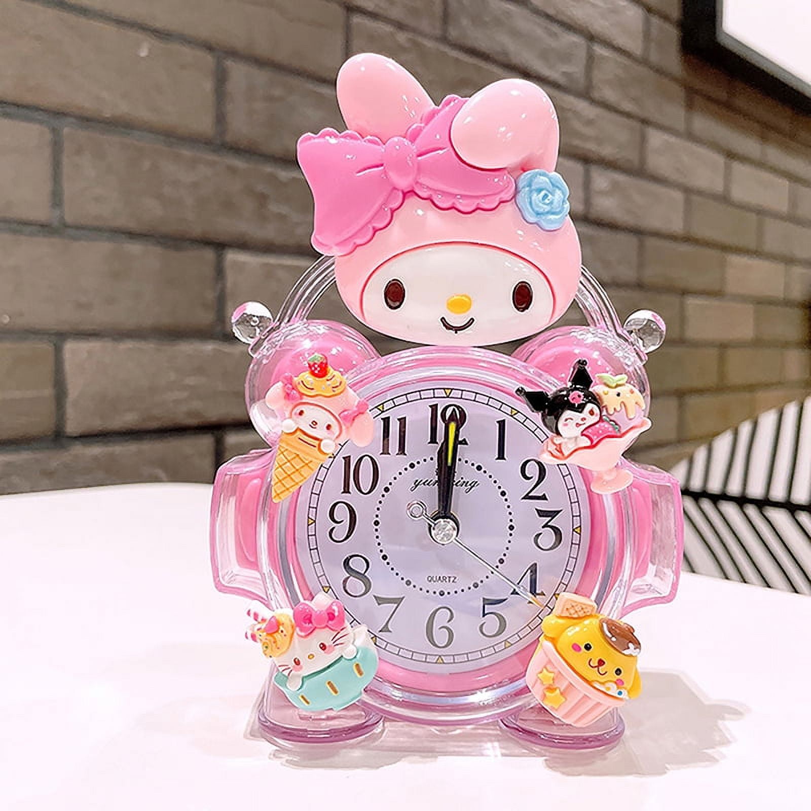 Sanrio HelloKitty MyMelody Cinnamoroll Alarm Clock Kawaii