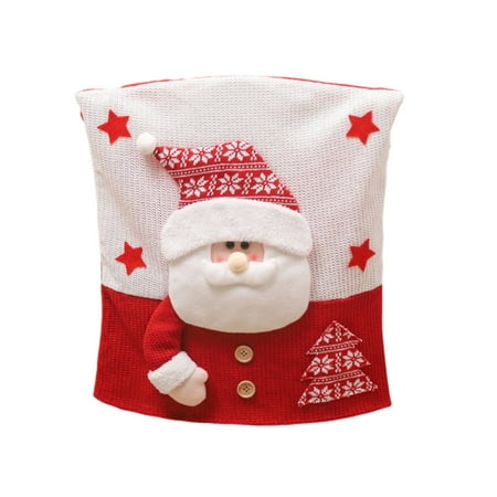 

Thhvdrg Clearance Christmas Chair 3D Snowman Chair Back Decor for New Year Holiday Home Party Restaurant Decorations Furniture Protection