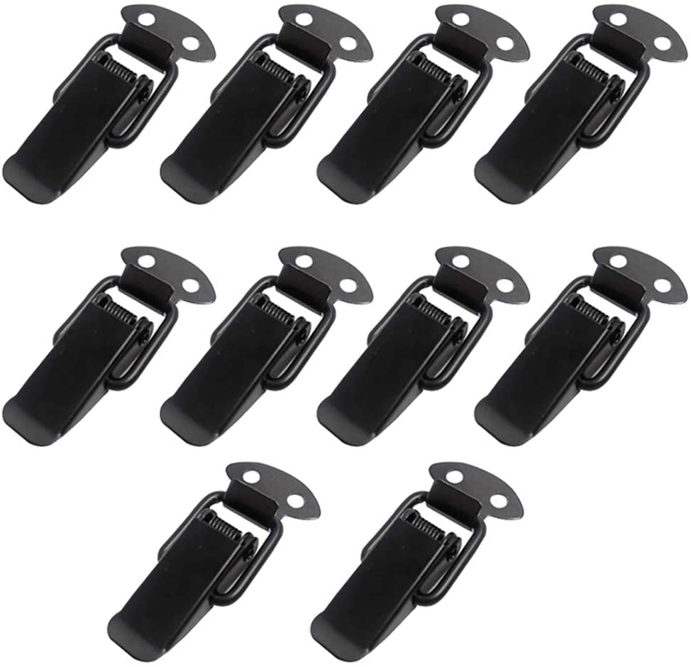 Pack of 10 Hinged Latch Drawer Latch Toggle Latch Cap Lock Lever Latch
