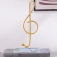 thumbnail image 4 of Note Statues,Music Note Statues Ornament Collectible Figurines,Musical Notes Figurine Statue Sculpture ,Tabletop Golden Desktop Home Office Decoration,Metal Modern Porch Arts Crafts Zulema none, 4 of 8